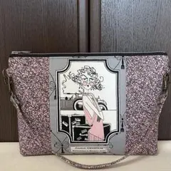 ♡25㎝ファスナーキルティングポーチ♡ハンドメイド　アレキサンダーヘンリー