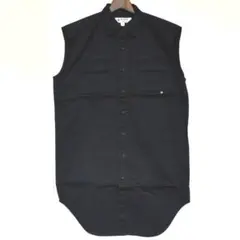 GDC ベスト M ロングシャツ ワークベスト 黒✴ジーディーシー A663のサムネイル