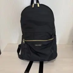 ブラックナイロンリュック　レガートラルゴ