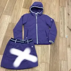ルコックスポーツ　フード付きジャケット紫