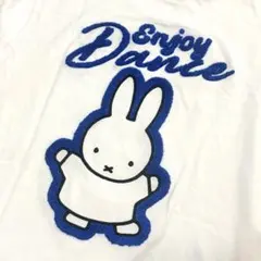 未使用タグ付き Ｌ ミッフィー 綿100％サガラ刺繍め半袖Tシャツ ホワイトのサムネイル