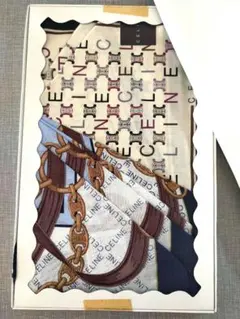 CELINE チェーン ロゴ ハンカチ　2枚セット