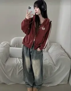 SHEIN ジップアップジャケット