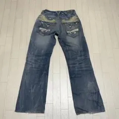 Y2K 古着　Red pepper ワイドパンツ　ジーンズ　グランジ　平成のサムネイル