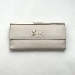 GUCCI グッチ 長財布 wホック ロゴプレート 0721-1 - メルカリ