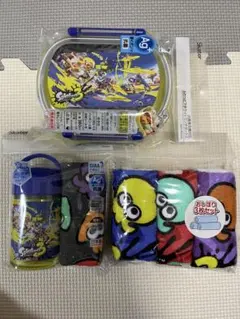 【新品未使用まとめ売り】スプラトゥーン3 弁当箱 おしぼりケース　おしぼりセットのサムネイル