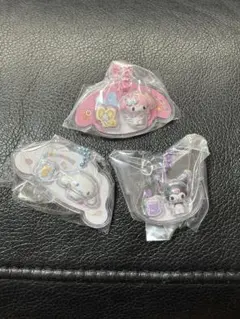 サンリオ　パッケージチャーム&チョコボーロ マイメロディ　クロミ　シナモン