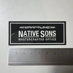 NATIVE SONS CRAFTLINE サングラス ステッカーのサムネイル
