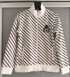 【ゴルフウェア】adidas golfストライプ ジッパー付きジャケット