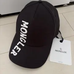 未使用 タグ付き モンクレール MONCLER ベースボールキャップ ブラック