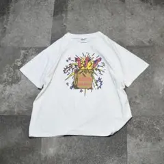 古着 90s USA製 スーパー チャリティーイベント Tシャツ 白Tシャツ