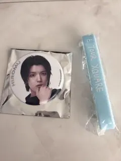 INI XQUARE 缶バッチ カプセルトイ ラバーバンド 髙塚大夢