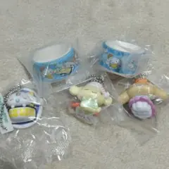 サンリオ　シナモロール　くら寿司　ビッくらポン　キーホルダー　マスキングテープ