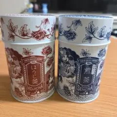 【空き缶のみ】東京ディズニーリゾート お茶缶 2個セット（ほうじ茶・煎茶）