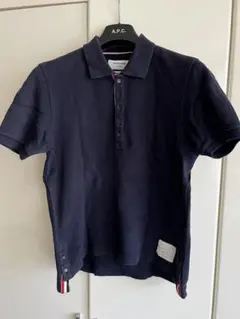 y*1様 THOM BROWNE ネイビー ポロシャツ　サイズ1 y*1様 THOM BROWNE ネイビー ポロシャツ サイズ1