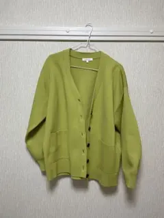 GLOBAL WORK リッチライトニットVカーディガン