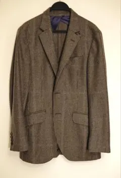 ✨極美品✨HACKETT LONDON テーラードジャケット　ブラウンチェック