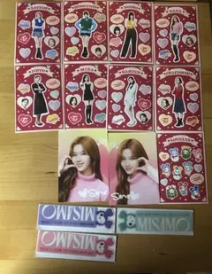 TWICE クリスマス限定ポストカード　ミサモクリアしおり