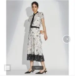【芸能人着用】グレースコンチネンタル★ボウタイ シフォン セットアップ 芸能人着用】グレースコンチネンタル☆ボウタイ シフォン セットアップ