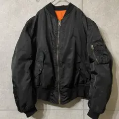 ALPHA 80s 初期 三本タグ ヴィンテージ MA-1 ブラック M 民生品 ALPHA 80s 初期 三本タグ ヴィンテージ MA-1 ブラック M 民生品