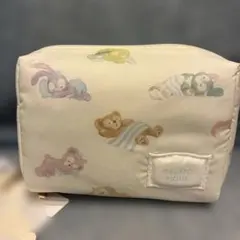 ダッフィーアンドフレンズ　20周年 ジェラートピケ　ポーチ