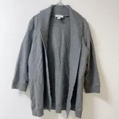 美品 ANN TAYLOR LOFT ショールカラー カーディガン S 伸縮◎