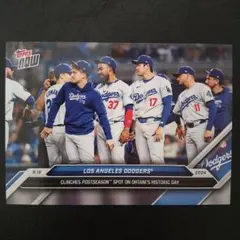 ドジャース 2024 ToppsNow 12年連続ポストシーズン進出