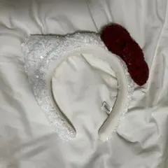 ハローキティ風カチューシャ