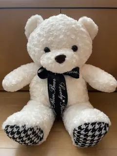 ラブリーローズベア　ビンテージチェック ぬいぐるみ 超BIG