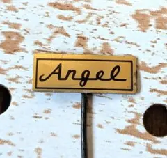 北欧ビンテージ　Angel　企業広告ハットピン