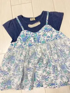 【美品】Bizzu ⭐︎フラワープリント チュニック (size130)