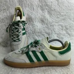 adidas × Wales Bonner SAMBAナイロン レザー グリーン