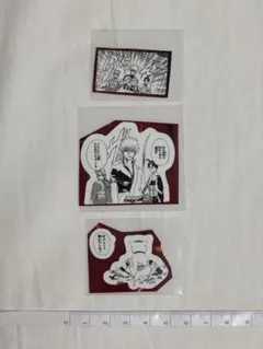 銀魂　坂田銀時　神楽　志村新八　吉原大炎上　ステッカー　3枚