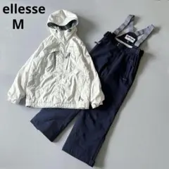 ■ellesseエレッセスキー・スノーボードウェア 上下セットレディースM白紺