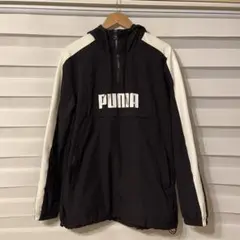 PUMA ハーフジップナイロンジャケット L