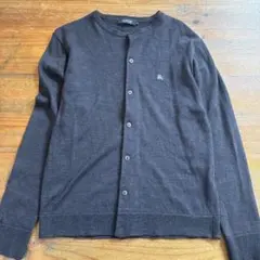 バーバリー　ブラックレーベル　カーディガン　2 羊毛100%