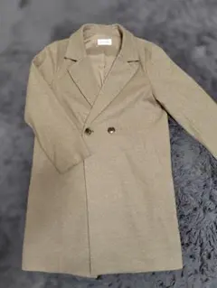 【試着のみ】GLOBAL WORK 茶系 ベージュ系 ロングコート