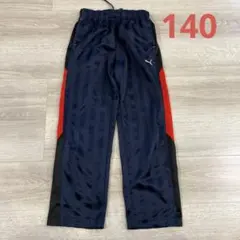 PUMA ジャージパンツ ネイビー/レッド