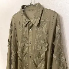 TOLIGHT JOURNAL STANDARD フリンジレースシャツ シアーのサムネイル