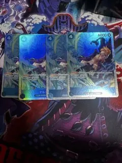 ワンピース カードゲームマルコSR4枚セット