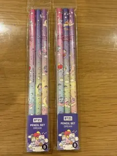 BT21 ペンシルセット B 3本セット 2パックのサムネイル