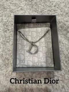 (未使用)Christian Dior ネックレス Dロゴ 保存箱付のサムネイル