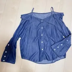 MURUA デニム　オフショル　シャツのサムネイル