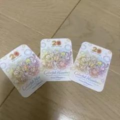 20周年記念 ダッフィー and Friendsシール3枚