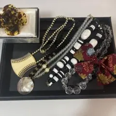 ［遺品整理・生前整理品］ネックレス ネックレスセット ブローチ リボン