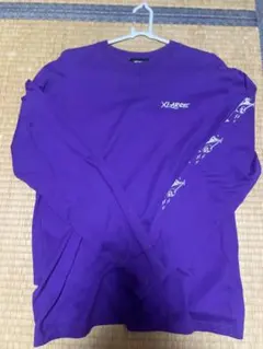 XLARGE パープル ロングスリーブ Tシャツ