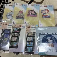 ワンピース　一番くじ　巾着　ラバーキーホルダー　ステッカーセット　8点セット