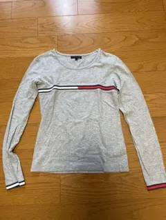 トミーヒルフィガー　ロンT　Sサイズ　レディース　グレー