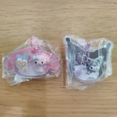 サンリオキャラクターズ　パッケージチャーム　クロミ　マイメロディ
