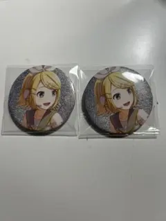 プロセカ 鏡音リン グリ缶 缶バッジ 20b - メルカリ